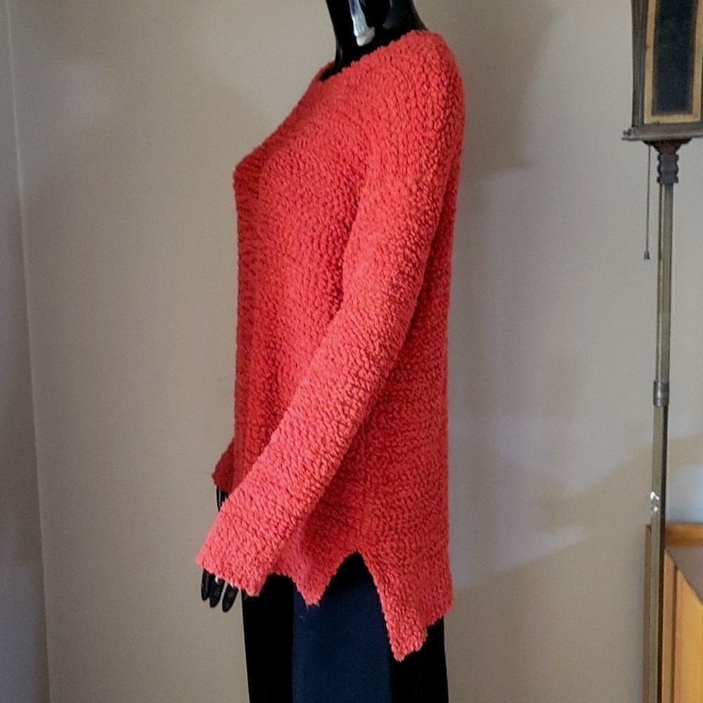 Debut High-Low Chenille Sweater - Picture 3 of 5
